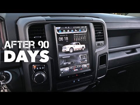 Tesla Style Radio Update After 90 Days! (Ram 1500 14-17) Dodge Ram Radio