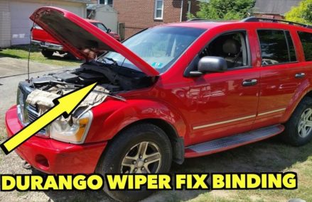 Dodge Durango Wiper Fix…Pulsating and binding! No New Motor Needed. Madison Wisconsin 2018