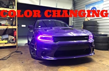 2015+ Dodge Charger RGBW DRL LED Boards Diode Dynamics Installation by ModFX in 12247 Albany NY