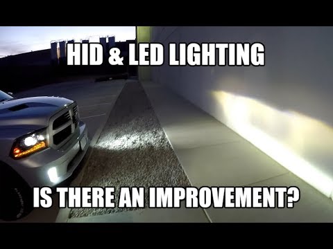 LED and HID Headlight & Fog Light Beam Output in Factory Projectors - DODGE RAM - TruckTalk #010 Dodge Ram Xenon Headlights