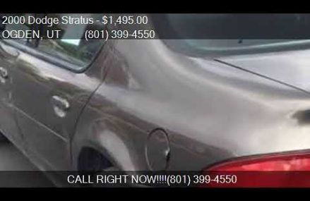 2000 Dodge Stratus Es at San Jose 95192 CA