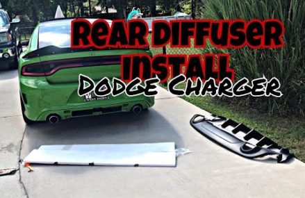 How to install a REAR DIFFUSER on a Dodge Charger! STEP BY STEP Within Zip 99509 Anchorage AK