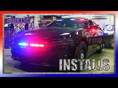 A 2017 Slicktop Dodge Charger Patrol Vehicle Installation 2019