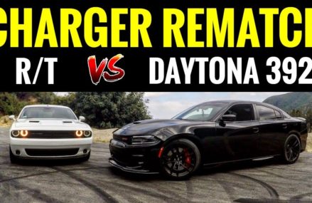 Dodge Charger DAYTONA 392 vs Challenger RT | STREET RACE & BURNOUTS! at 56116 Beaver Creek MN