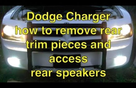 Dodge Charger interior rear trim access air bag & rear speaker Near 31714 Ashburn GA