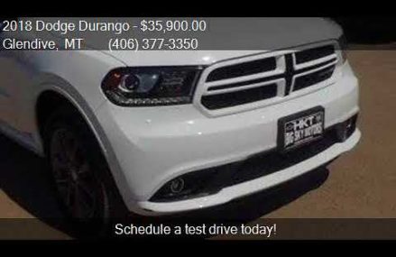 2018 Dodge Durango GT AWD 4dr SUV for sale in Glendive, MT 5 Bridgeport Connecticut 2018