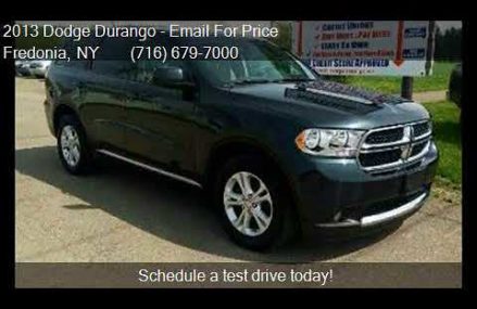 2013 Dodge Durango SXT AWD 4dr SUV for sale in Fredonia, NY Savannah Georgia 2018