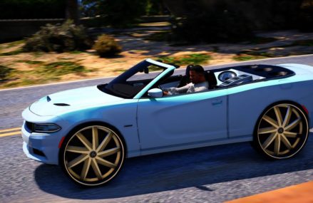 2016 Dodge Charger Convertible on DUB FLoater’s – Grand Theft Auto V Mod Within Zip 78603 Bebe TX