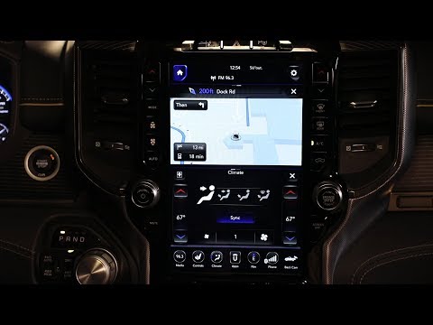 2019 Ram 1500 Uconnect Homescreen Navigation Dodge Ram Navigation