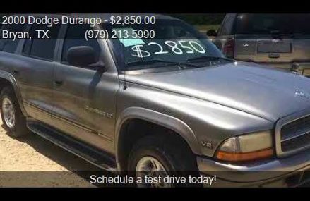 2000 Dodge Durango SLT 4dr SUV for sale in Bryan, TX 77808 a Louisville – Jefferson Kentucky 2018