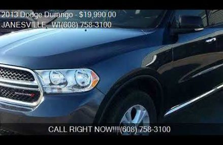 2013 Dodge Durango Crew AWD 4dr SUV for sale in JANESVILLE, El Paso Texas 2018