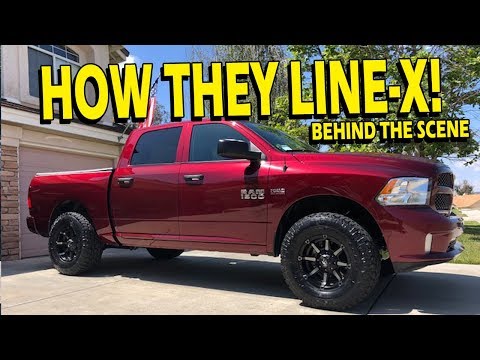 Line-X'ed My Truck Bed - Line-X of Temecula Valley | 2018 Ram 1500 Dodge Ram Bed Liner