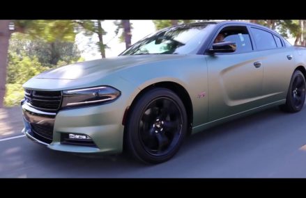 Military Green Charger Rips the Roads Around Zip 73005 Anadarko OK