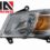 08-10 Dodge Grand Caravan Chrome / Amber Headlights at Milan 63556 MO