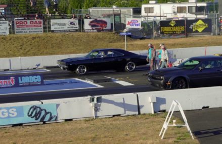 Dodge Demon vs old school Charger 10.02 @ 134.73 Local Area 50029 Bayard IA