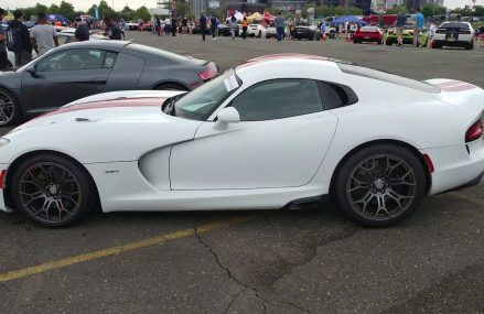 Dodge Viper White  Dixie Motor Speedway, Birch Run, Michigan 2018