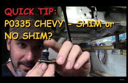 Quick Tip: P0335 Chevy Crankshaft Sensor – Shim or No Shim? For Melrose 2176 MA