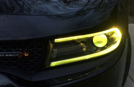 2018 Dodge Charger RGBWA DRL’s & Demon Eyes Installed at 58001 Abercrombie ND