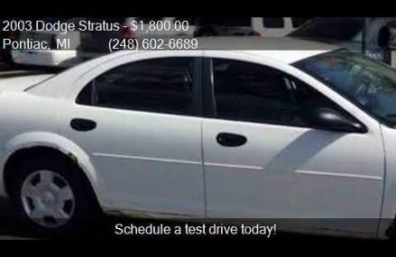 2003 Dodge Stratus Se 2.4l in Saint Paul 55105 MN