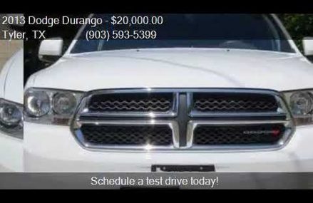 2013 Dodge Durango Crew 4dr SUV for sale in Tyler, TX 75702 West Valley Utah 2018