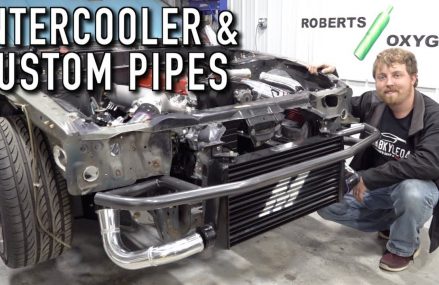 Custom Fabricated Charge Piping & Intercooler Mounting: 240SX Restomod Ep.30 Yonkers New York 2018