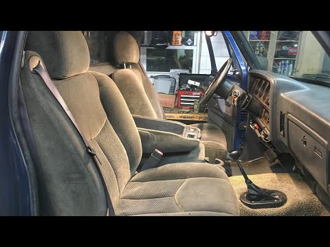 First Gen Cummins Chevy 1500 Seat Swap! Dodge Ram Seats