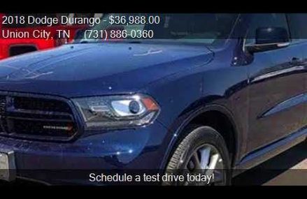 2018 Dodge Durango GT AWD 4dr SUV for sale in Union City, TN New Haven Connecticut 2018