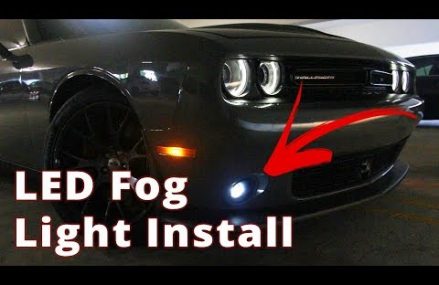 Challenger Fog Light Replacement Using Ultra Glow LED by OPT7 Near 2166 Auburndale MA