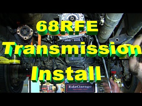 68RFE Transmission Install Dodge RAM 3rd Gen 2500 Cummins Dodge Ram Transmission