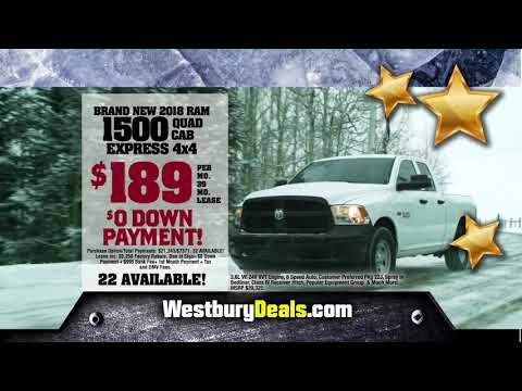 Westbury Deals - 2018 RAM 1500 Express Deal Dodge Ram Lease Deals