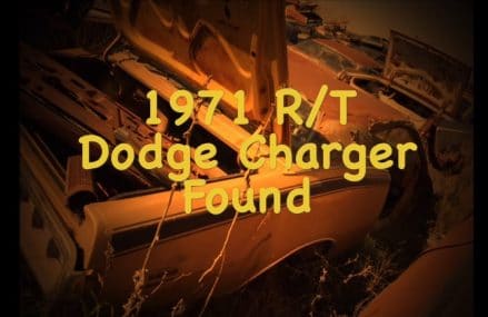 1971 R/T Dodge Charger stashed in a wrecking yard For 10504 Armonk NY