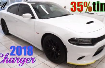 35% Tint on a 2018 Dodge Charger ScatPack (winning window tints) in 54001 Amery WI