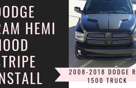 2008-2018 Dodge Ram Rebel Hemi Hood Stripes Dry Install Near 20071 Washington DC