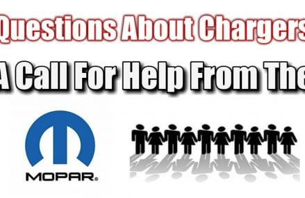 Calling out to the Mopar community. Help answer questions about the Charger. Within Zip 15411 Addison PA