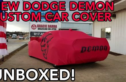 Dodge Demon Custom Car Cover UNBOXING! For 15713 Aultman PA