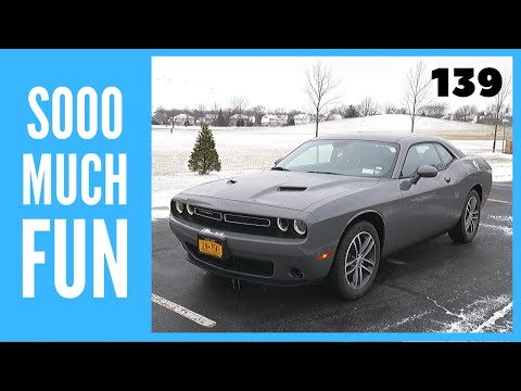 2019 Dodge Challenger SXT AWD // review and test drive // 100 rental cars 2019