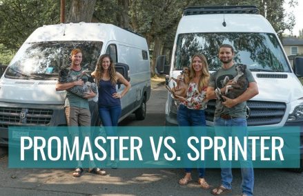 BEST CONVERSION VAN | Promaster vs Sprinter with Trent & Allie in 94108 San Francisco CA