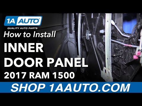 How to Remove Reinstall Rear Inner Door Panel 2017 Ram 1500 Dodge Ram Quarter Panel