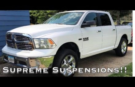 SUPREME SUSPENSIONS LEVELING KIT W/ MEVOTECH UPPER CONTROL ARMS INSTALL 2016 RAM 1500 Near 27589 Warrenton NC