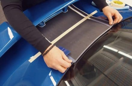 Ford Mustang HYPER RALLY Racing Stripe Installation Video by MoProAuto at 58001 Abercrombie ND