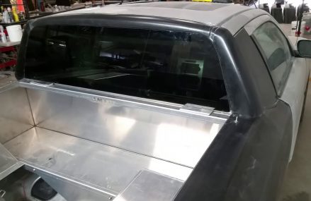 Charger Build: Body Mounting, Rear window and fiberglass surround at 5441 Bakersfield VT