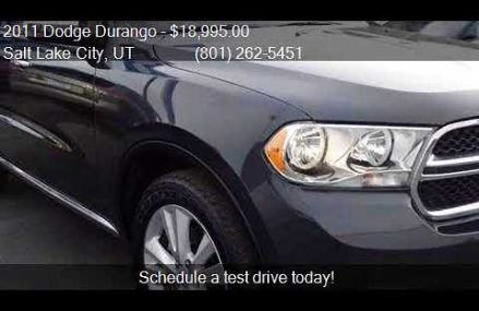 2011 Dodge Durango Crew Lux AWD 4dr SUV for sale in Salt Lak Overland Park Kansas 2018