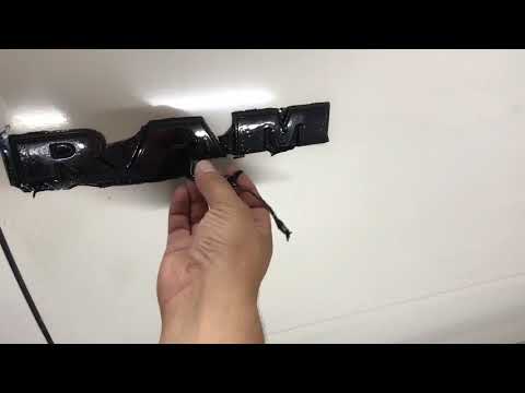 Duplicolor ez peel custom wrap paint on emblems Dodge Ram Emblem Black