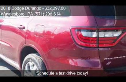 2018 Dodge Durango  for sale in Waynesboro, PA 17268 at BUCH Aurora Colorado 2018