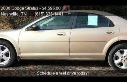 2006 Dodge Stratus Sxt 2.4l at North Washington 16048 PA