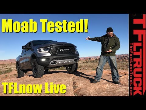 First in Moab in the New 2019 Ram Rebel! TFLnow (Almost) Live Show #14 Dodge Ram Rebel