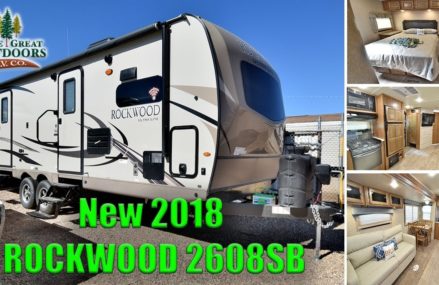 New 2018 ROCKWOOD 2608SB Ultra Lite Front Kitchen Travel Trailer RV Camper Colorado Sales Dealer From Mansfield 38236 TN