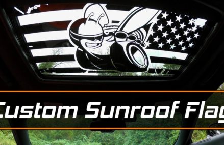 Sunroof Flag Decal Install – Scat Pack Bee from Luxe Auto Concepts Now at 19310 Atglen PA