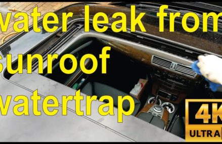 How to fix a sunroof water leak  in your BMW (full details) – step by step Near Mallard 50562 IA