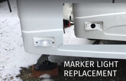 Caravan marker light replacement & bulb change. For Mount Hermon 70450 LA